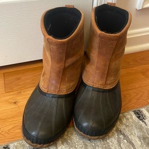 Sorel Men's Brown and Black Rain & Snow Boots